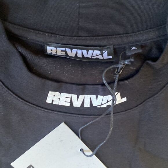 Death & defiance apparel REVIVAL Mens Blk Tee XL Nwt - Picture 4 of 5